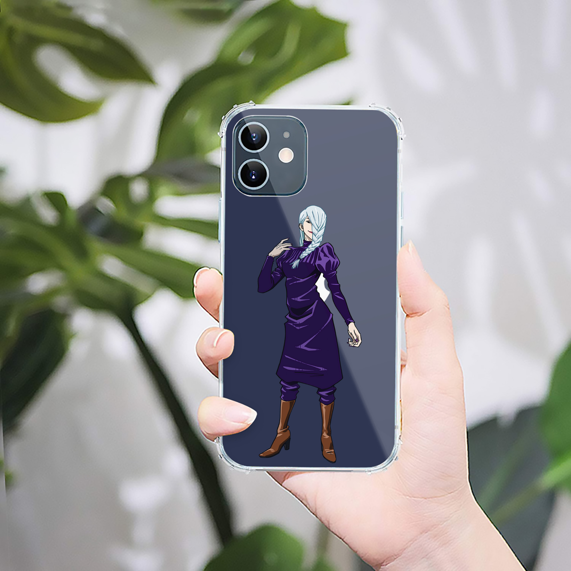 （画像用） 呪術廻戦 Jujutsu Kaisen 【iPhone 12シリーズ対応】透明スマホケース（クリアソフトケース）